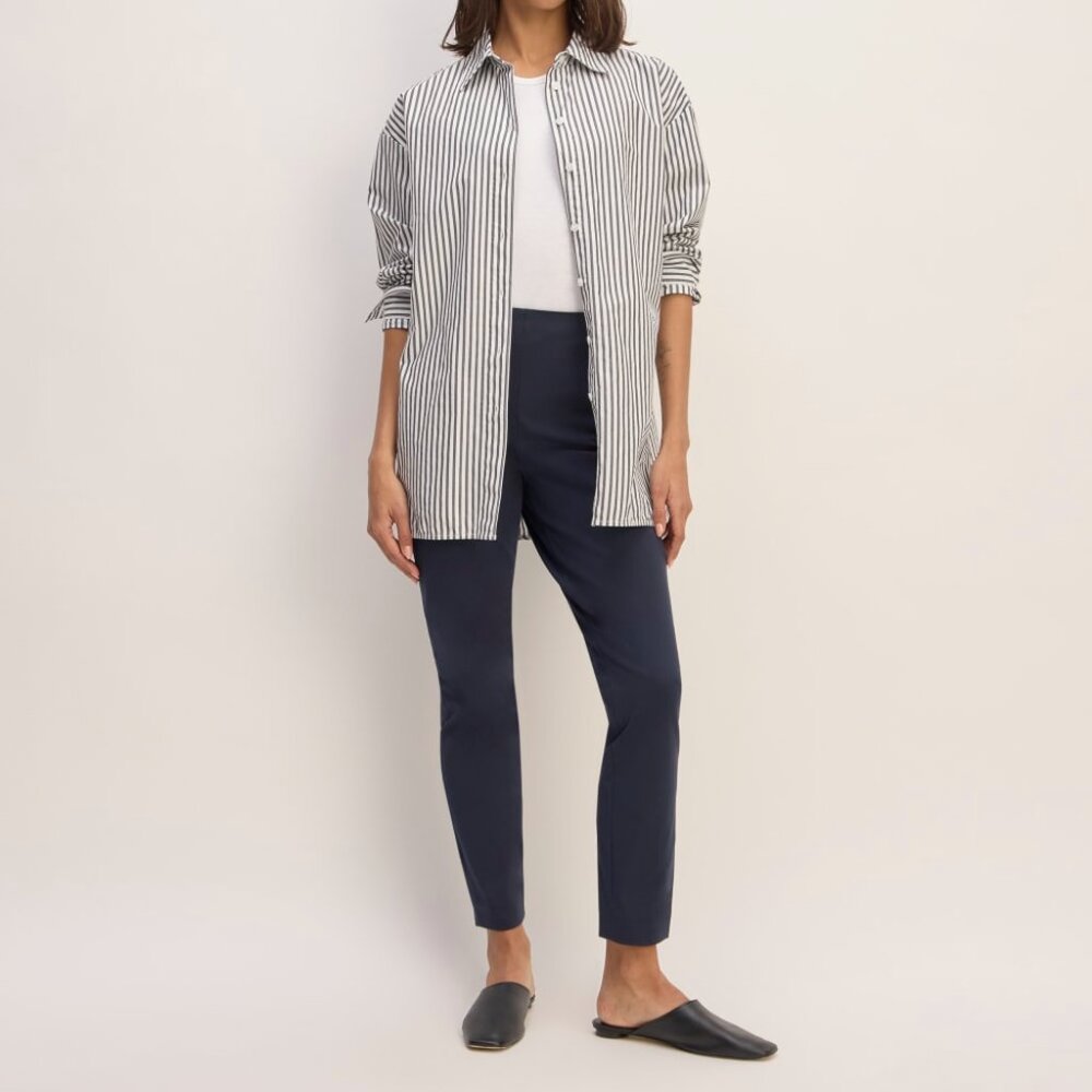 Everlane The Work Pant (Ankle) – Size 2 – Navy – Like New